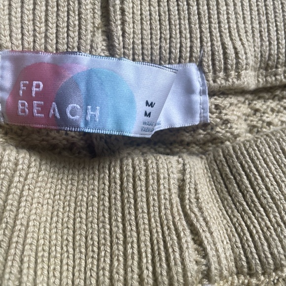 Free People Beach Hailee Waffle Stitch Wide Leg Pants🖤 - Picture 12 of 13